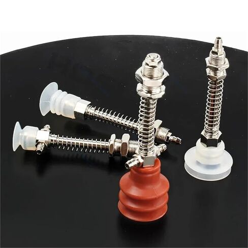 100PCS Pneumatic Suction Cup Big Head 8mm Mounting Hole Sucker Silicone Rubber Injection Molding Machine Manipulator Accessorie(50mm,SP) in Saudi Arabia