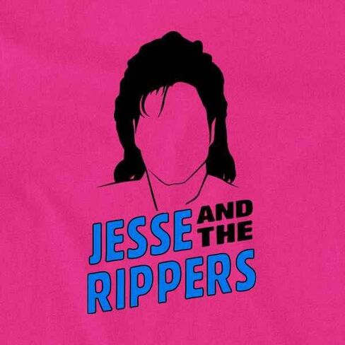 تي شيرت Pop Threads Jesse and The Rippers Band Retro مضحك من التسعينيات للأطفال الصغار والأطفال والبنات والصبيان in Saudi Arabia