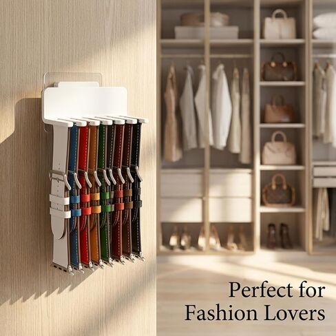 2PCS Watch Band Holder Storage Organizers Wall Mount Holder Compatible with Apple Watch Bands No-Drill Adhesive Watch Strap Storage for Smartwatch Watch for Quick Installation in Saudi Arabia