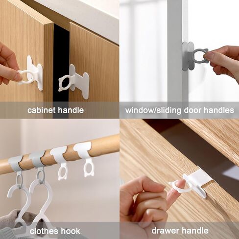 Toilet Seat Lifter, 4 Pcs Cute Silicone Toilets Lid Lifter, Toilet Handle Tabs Can Avoid Touching the Toilets, Toilet Accessories Tool for Home Bathroom, Office, Hotel (White, Gray) in Saudi Arabia