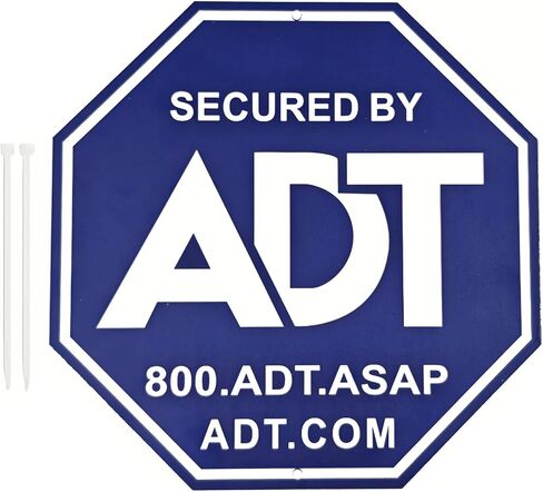 ADT Security Sign, 100% Aluminum ADT Signs for Yard, 10×10in, Durable Outdoor & Indoor Safety & Warning Sign for Home, Office, Property Protection in Kuwait