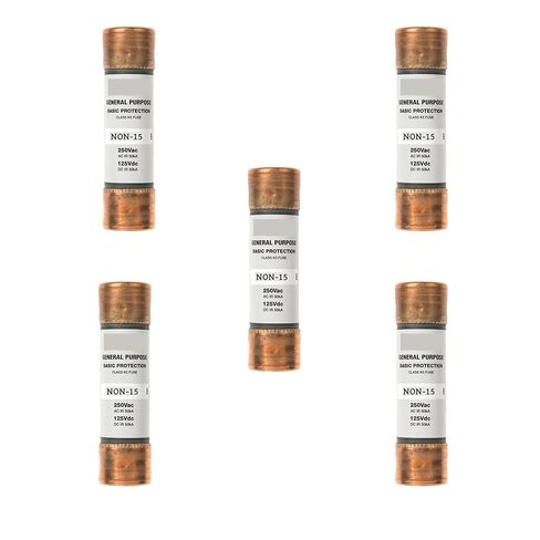 5 عبوات NON-15A غير 15 أمبير لمرة واحدة، NON-15 فئة الحد الحالي K5 خرطوشة الصمامات in Kuwait