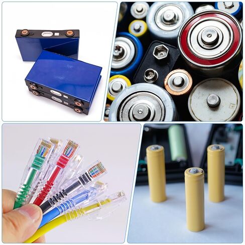 أنبوب تغليف انكماش حراري PVC من PATIKIL مقاس 2 بوصة (50 مم) عرض مسطح 9.9 أقدام (3 أمتار) طول، غلاف بطارية لـ 18650 21700 26650 بطارية ليثيوم DIY حزمة دبابيس LED، أبيض in Kuwait