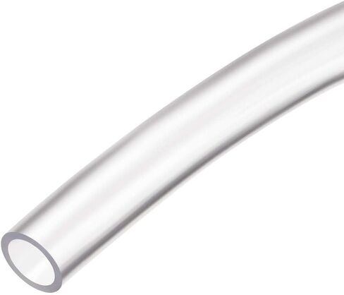 TOP-VIGOR 8mm(5/16") ID 11m(7/16") OD PVC Clear Vinyl Tubing, 1M(3.28ft) Length Food Grade Flexible Water Pipe, Plastic Tube for Transfer Water, Oil, Air, Powders & Fine Granules in Saudi Arabia