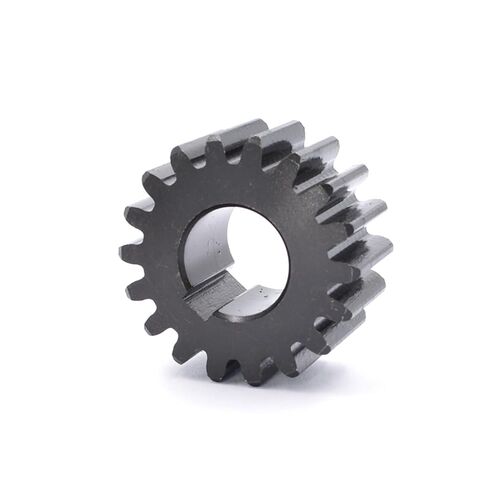 Spur Gear 2 وحدة 12 سنًا - 17 سنًا ناقل الحركة الميكانيكي الأسطواني 45 # فتحة نهائية من الصلب المسطح (2 قالب 15 ثقبًا 12 مفتاحًا 4) in Saudi Arabia