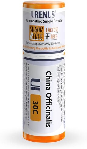 China Officinalis 200C Sugar Free Lactose Free Homeopathic Remedy 110 Pellets, Urenus in Saudi Arabia