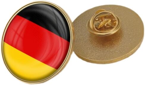 Germany flag resin lapel pin German badge brooch Flag shape in Saudi Arabia