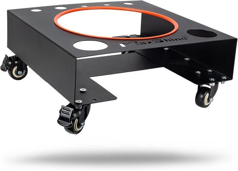Maxshine Universal Steel Bucket Dolly | H12, Metal, 15.74"x15.74"x7.48" | Steel Construction, Integrated Tool Storage, Locking Wheels | Detailing Bucket Dolly Organizer in Saudi Arabia