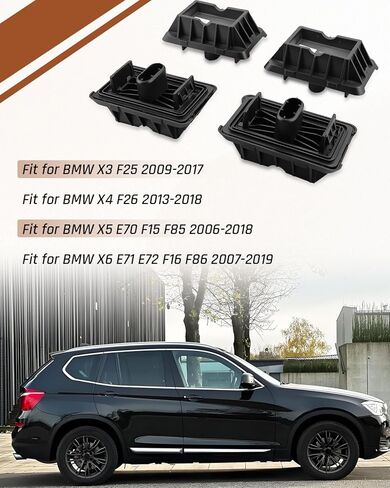 4 قطعة دعم أسفل السيارة وسادة رافعة رافعة مناسبة لسيارات BMW X3 X4 X5 X6 F25 F26 E70 F15 F85 E71 E72 F16 F86 ، استبدال 51717189259 in Saudi Arabia