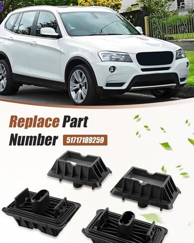 4 قطعة دعم أسفل السيارة وسادة رافعة رافعة مناسبة لسيارات BMW X3 X4 X5 X6 F25 F26 E70 F15 F85 E71 E72 F16 F86 ، استبدال 51717189259 in Saudi Arabia