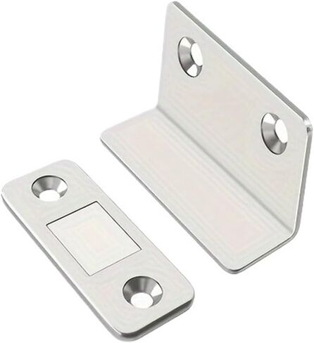 Ultra-Thin Door Lock Cabinet L-Shaped Door Closer(Black) in Saudi Arabia