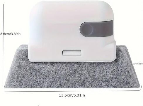 1PC Multifunctional 2 - in - 1 Window and Gutter Crevice Cleaning Kit, Grey in Kuwait