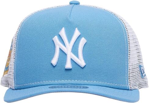 قبعة New Era NY New York Yankees 9FIFTY A-Frame Cooperstown Gold 1956 World Series Trucker Cap، قبعة قابلة للتعديل in Saudi Arabia