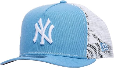 قبعة New Era NY New York Yankees 9FIFTY A-Frame Cooperstown Gold 1956 World Series Trucker Cap، قبعة قابلة للتعديل in Saudi Arabia