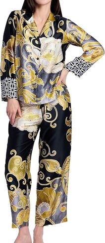 طول مجموعة Deco Notch Pj للسيدات من Natori: 27 بوصة، درزة البنطال الداخلية: 26 بوصة in Saudi Arabia