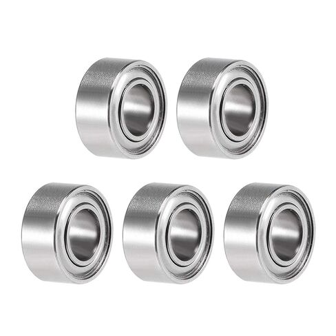 uxcell SR144ZZ Deep Groove Ball Bearings 1/8" x 1/4" x 7/64" Double Shielded Stainless Steel 5pcs in Saudi Arabia