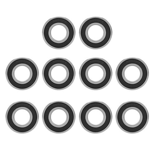 10PCS Deep Groove Ball Bearings, 6002-2RS Double Rubber Sealed Ball Bearing Pre-Lubricated Chrome Steel Z2 Lever in Saudi Arabia