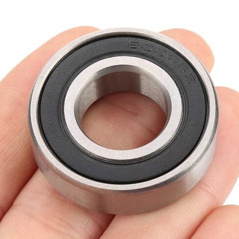 10PCS Deep Groove Ball Bearings, 6002-2RS Double Rubber Sealed Ball Bearing Pre-Lubricated Chrome Steel Z2 Lever in Saudi Arabia