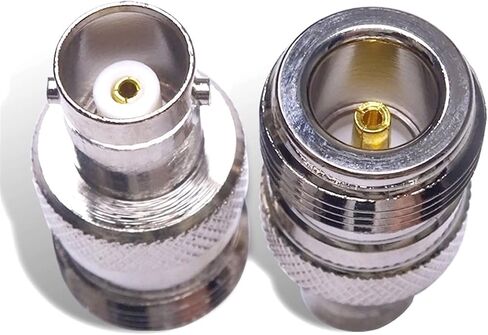 B N C Female to N Type Female Jack Adapter RF Coax Connector Straight Type Converter C20072 1Pcs in Saudi Arabia