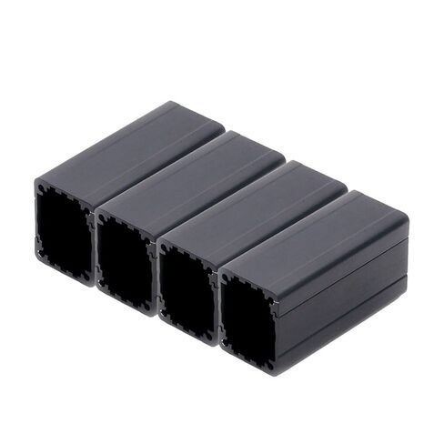 10Pcs/lot AC Coupler Aluminum Box Enclosure Case Circuit Board Project Electronic 65x25x30mm(10x 65MM Metal) in Saudi Arabia