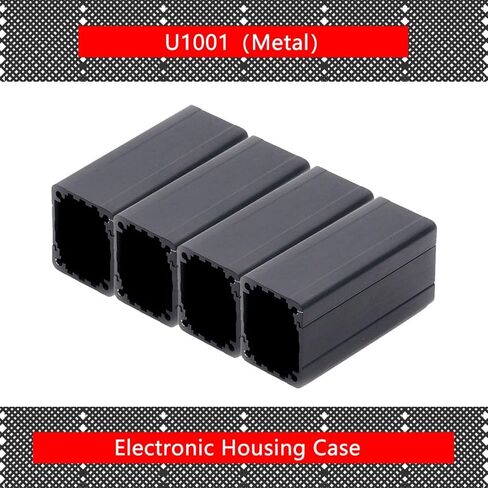 10Pcs/lot AC Coupler Aluminum Box Enclosure Case Circuit Board Project Electronic 65x25x30mm(10x 65MM Metal) in Saudi Arabia