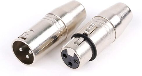 X L R Converter 3 Pin Male Female Jack to 3.5mm Stereo Microphone Adapter Connector 20Pcs(20xD1032M) in Saudi Arabia