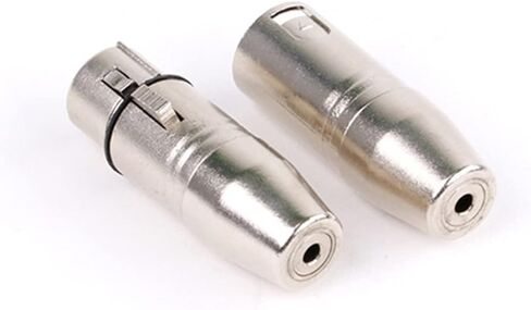 X L R Converter 3 Pin Male Female Jack to 3.5mm Stereo Microphone Adapter Connector 20Pcs(20xD1032M) in Saudi Arabia