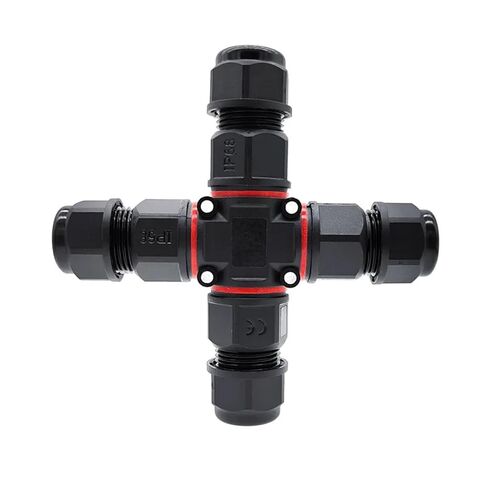 4 Way Led Industrial Electrical X-Connector IP68 L20 Four-Way Cable Cross Shape Outdoor Connectors 1Pcs(4PIN) in Saudi Arabia