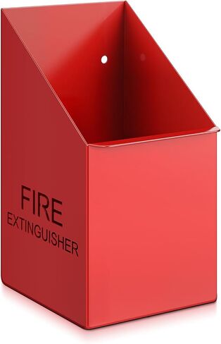 Pelopy Fire Extinguisher Mount Wall Hook Bracket Include Screws, Fit 5lb Extinguishers, Easy to Install, Red Fire Extinguisher Holder for School Garage Vehicle Boat Truck Home Use in Saudi Arabia