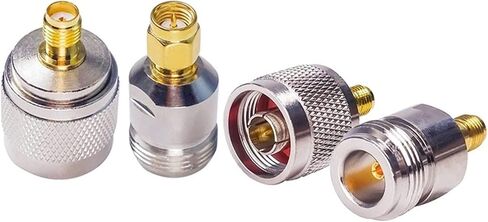S M A to N Adapter N Male to S M A Male Plug Female Jack RF Connector Test Converter 4Pcs in Saudi Arabia