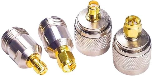 S M A to N Adapter N Male to S M A Male Plug Female Jack RF Connector Test Converter 4Pcs in Saudi Arabia
