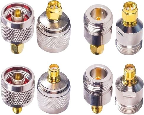 S M A to N Adapter N Male to S M A Male Plug Female Jack RF Connector Test Converter 4Pcs in Saudi Arabia