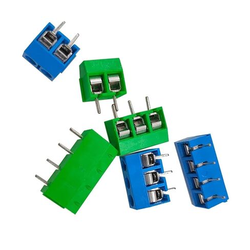 KF301-2P 3P Terminal Post spacing 5.0mm PCB Terminal Block can be Spliced 1Pcs(3P Blue) in Saudi Arabia
