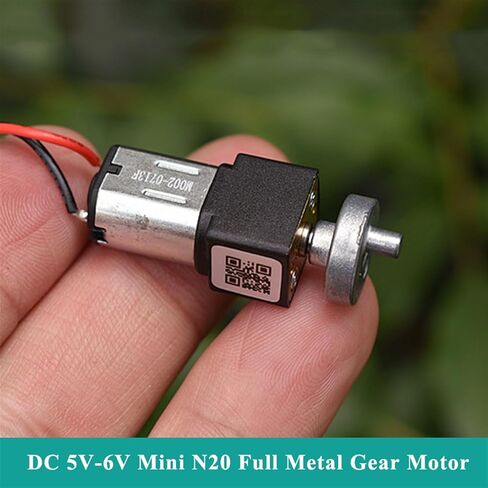Micro N20 Full Metal Gearbox Gear Motor Metal Swing Arm DC5V 6V 82RPM Slow Speed Mini Reduction Geared Motor DIY Electronic Lock in Saudi Arabia