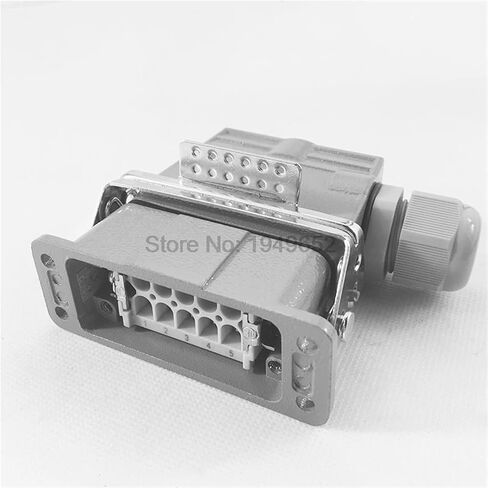 موصلات شديدة التحمل HDC-HA-010-1 F/M 10pin 10A موصل صناعي مستطيل 1 قطعة in Saudi Arabia