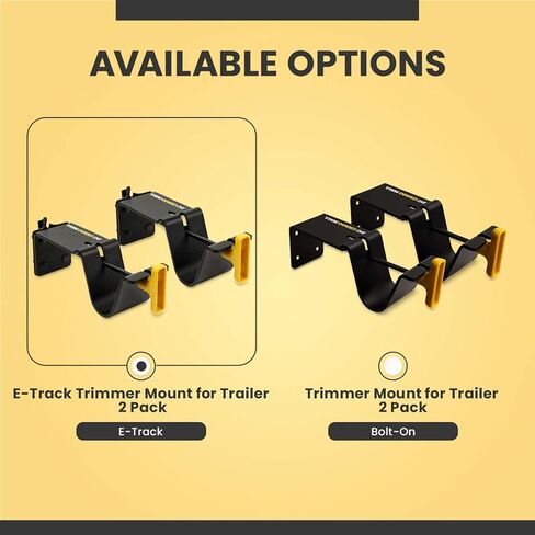 DC Cargo Mall E Track Tool Holder with Locking Handle – (2 Pack) Heavy Duty Weed Eater, Trimmer & Shovel Rack for Enclosed Trailers in Saudi Arabia