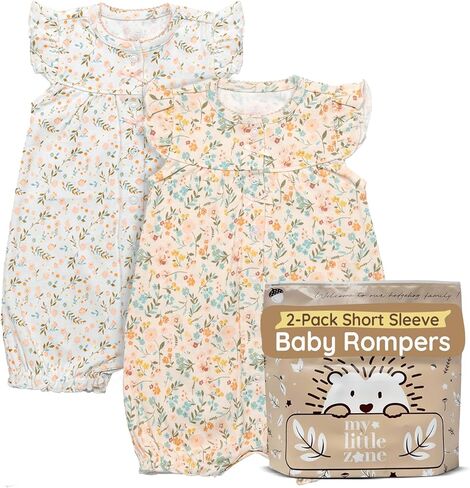 2 حزمة قصيرة الأكمام طفلة رومب in Kuwait