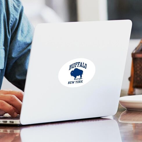 CafePress Buffalo New York Oval Sticker Oval Bumper Sticker Car Decal in Saudi Arabia