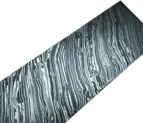 Firestorm Damascus Steel Billet Bar – Handmade Forged Knife Making Blank, Premium Damascus Bar Stock for Bushcraft & Custom Knife Crafting in Saudi Arabia