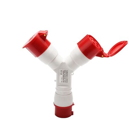 مقبس صناعي واحد إلى اثنين 5X16A طيران ثنائي الاتجاه ومقبس مقاوم للماء IP44 1015-2 in Kuwait