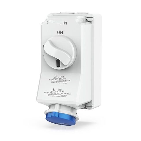 مفتاح التعشيق الميكانيكي المثبت بمقبس 16-63A IP67/44(IP44 4P 63A) in Kuwait