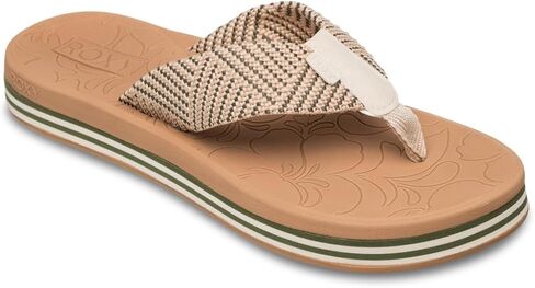 Roxy Women's Colbee Hi Flip-Flop ، Cream ، 10 in Kuwait