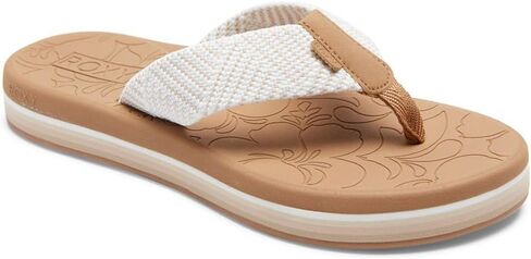 Roxy Women's Colbee Hi Flip-Flop ، Cream ، 10 in Kuwait