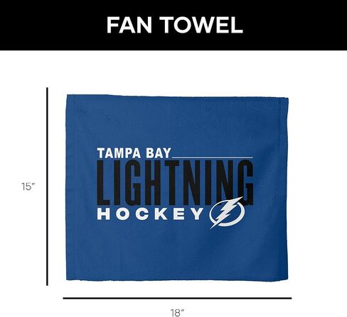 Northwest Tampa Bay Lightning NHL City Hockey Rally Towel 18 x 15 Inches in Saudi Arabia