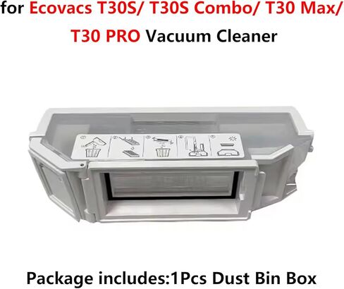 Dust Bin Box for Ecovacs deebot T30S/T30S Combo/T30 Max/T30 PRO Vacuum Cleaner in Saudi Arabia