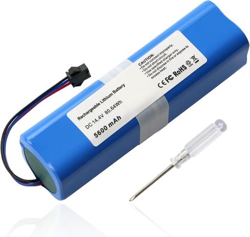 New Vacuum Cleaner Battery Replacement for Laresar L6 Pro, VIOMI S9, Ultenic T10 Robot Vacuum Cleaner 14.4V 5600mAh in Saudi Arabia