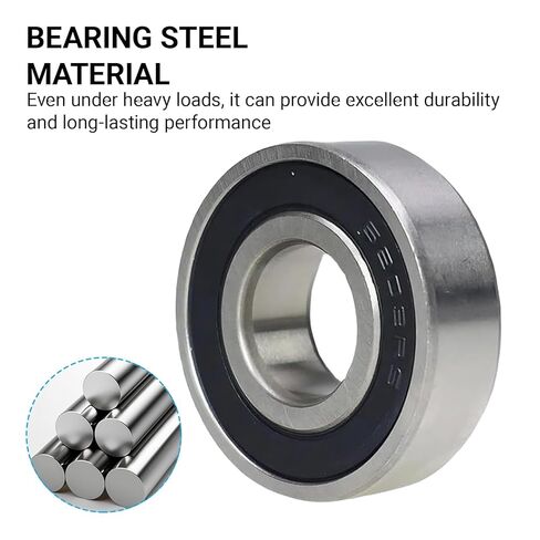 2 حزمة 6203-2RS محامل كروية ذات أخدود عميق مختومة - 17 مم × 40 مم × 12 مم، محكمة الغلق مطاطية مزدوجة، مشحمة مسبقًا، دعم عالي دورة في الدقيقة للمحركات الكهربائية، آلات الحدائق، السيارات، التطبيقات الصناعية in Kuwait