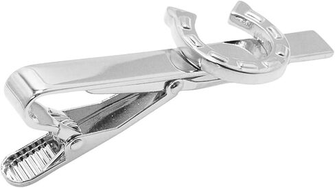 مشبك ربطة عنق على شكل حدوة حصان باللون الفضي والذهبي in Kuwait