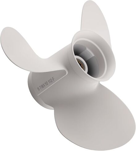 maXpeedingrods 9 7/8 X 10 1/2 Aluminum Boat Propeller for Yamaha Outboard Engines 20HP 25HP 30HP, 10 Spline Tooth 3 Blades, RH, Parts No# 664-45945-00-EL in Saudi Arabia