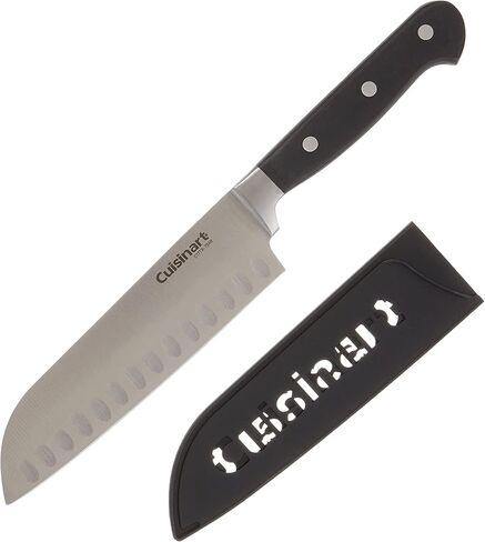 Cuisinart C77TR-7SAN Triple Rivet Collection 7" Santoku Knife, Black in Saudi Arabia